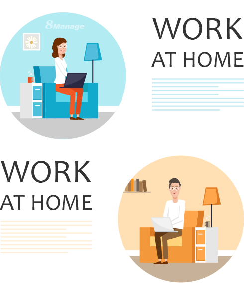 Coronavirus: Working From Home with 8Manage SaaS