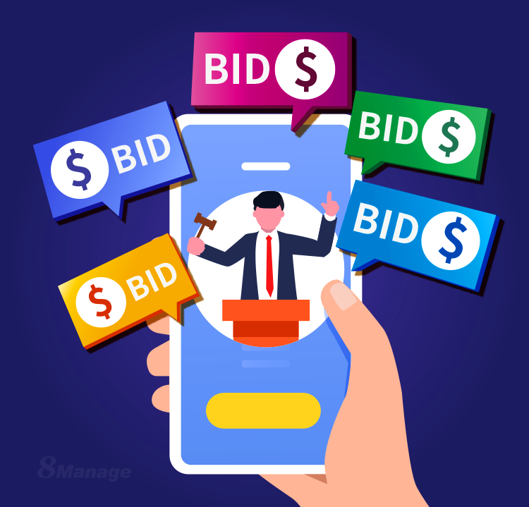 What is e-Auction in Procurement?